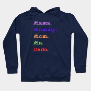 Dude, 5 Stages of Mom Hoodie